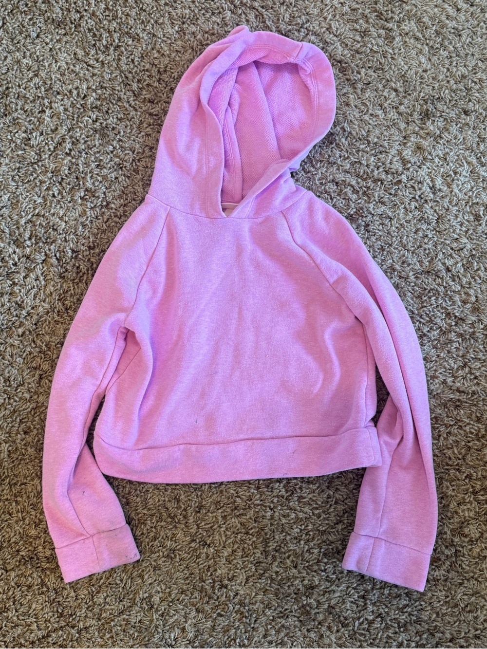 Girls'  Pink Hoodie Sweatshirt